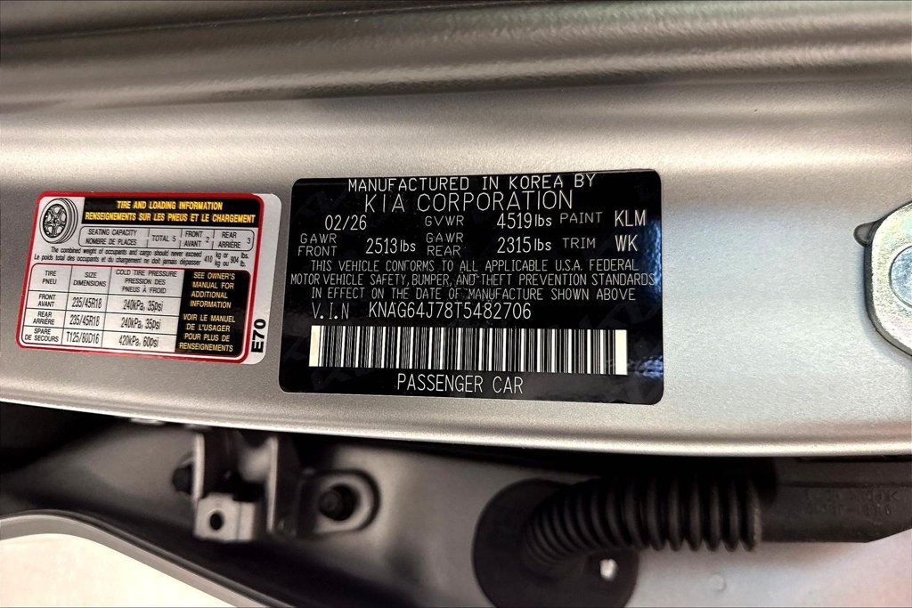 New 2026 Kia K5 GT-Line w/ GT-Line Premium Package AWD/4WD image 8