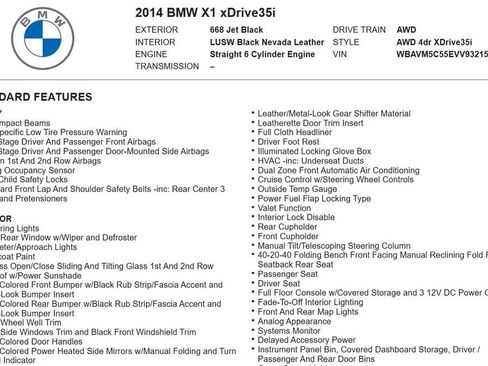 Used 2014 BMW X1 xDrive35i image 20