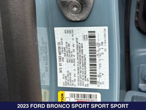 Certified 2023 Ford Bronco Sport Outer Banks w/ Tech Package AWD/4WD image 34