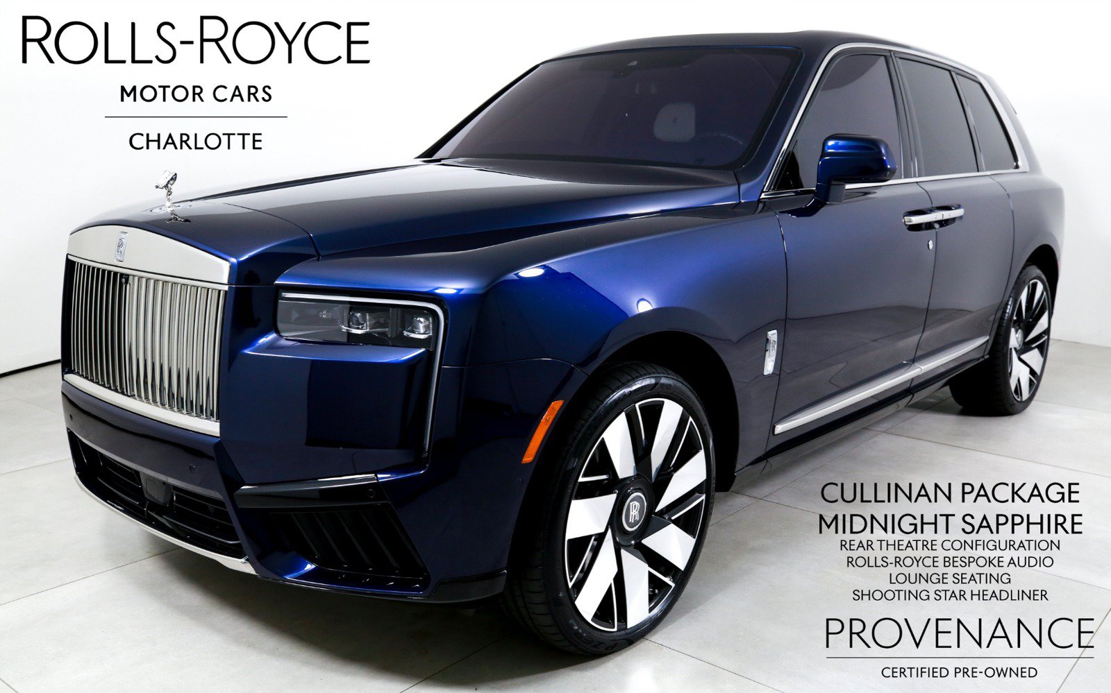 Certified 2025 Rolls-Royce Cullinan AWD/4WD image 1