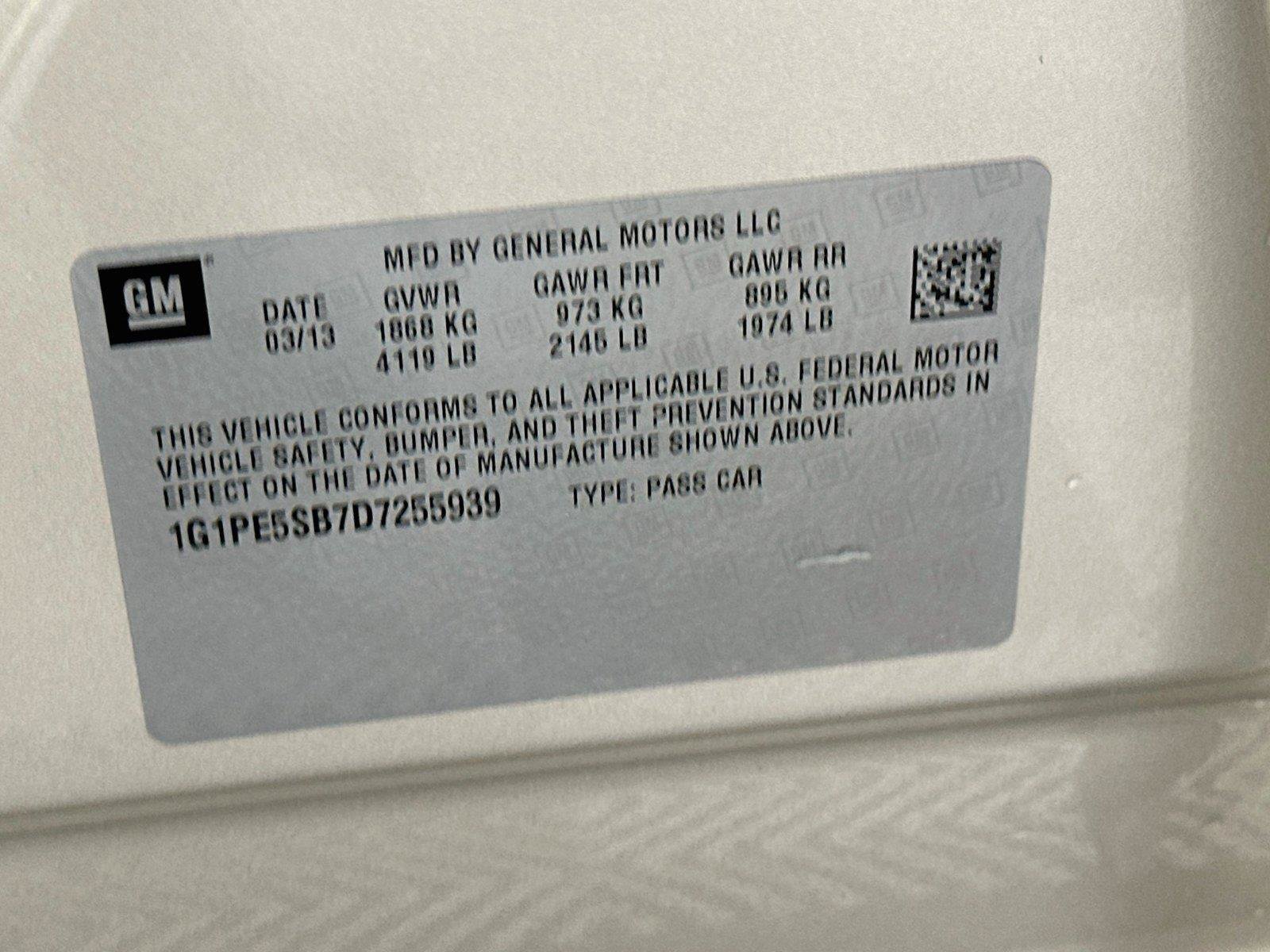 Used 2013 Chevrolet Cruze LT FWD image 21