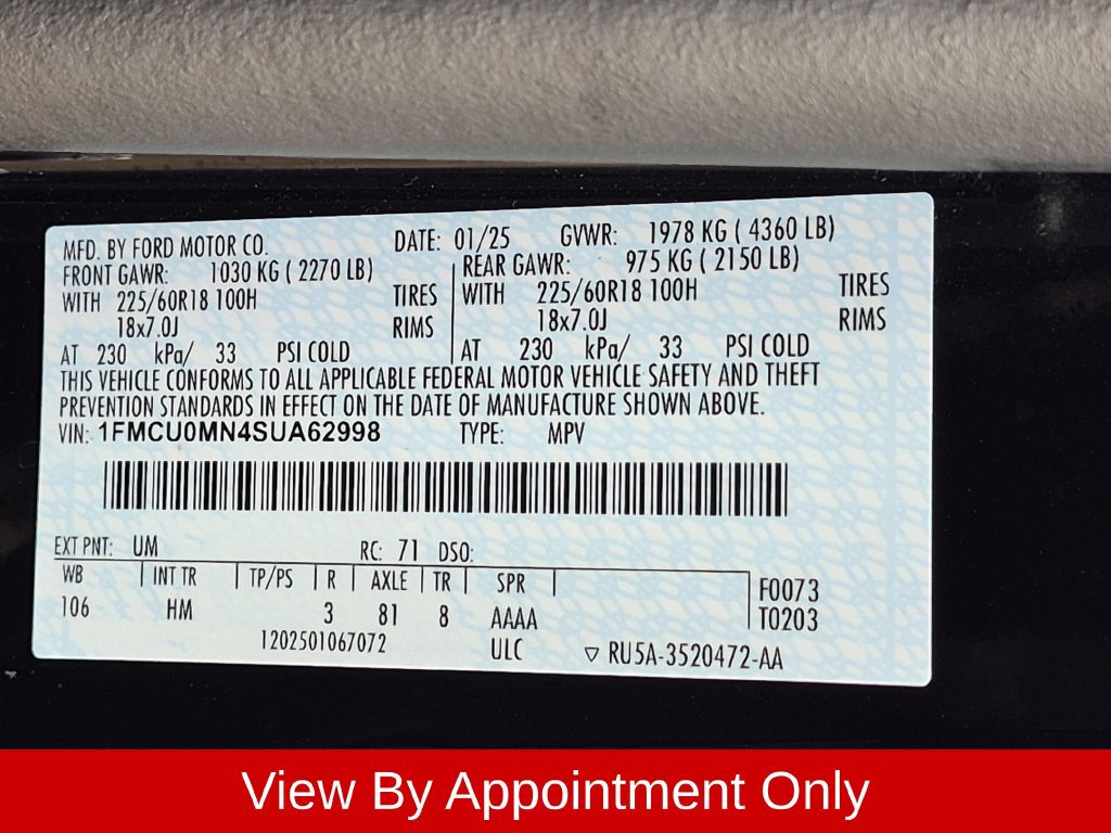 Used 2025 Ford Escape ST-Line FWD image 35