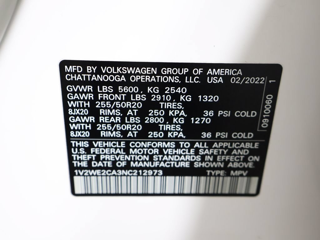 Used 2022 Volkswagen Atlas Cross Sport SE FWD image 51