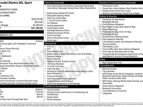 Used 2026 Hyundai Elantra SEL Sport Premium FWD image 34
