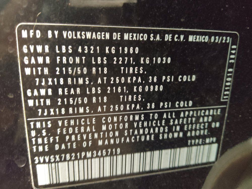 Used 2023 Volkswagen Taos SE FWD image 33