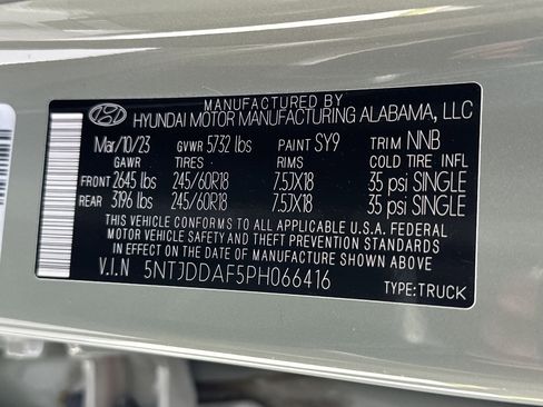 Used 2023 Hyundai Santa Cruz SEL Premium image 35