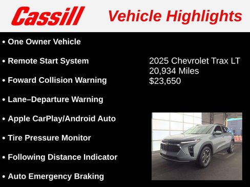Used 2025 Chevrolet Trax LT FWD image 3