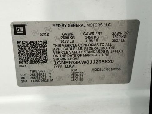 Certified 2018 Chevrolet Traverse LT image 28