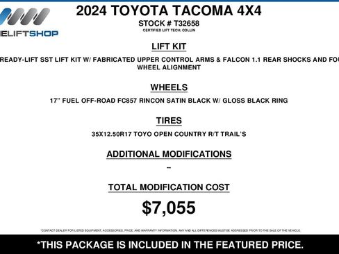 Used 2024 Toyota Tacoma TRD Sport w/ TRD Sport Upgrade Package AWD/4WD image 2