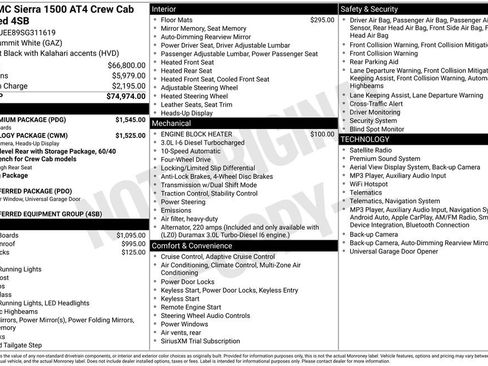 Used 2025 GMC Sierra 1500 AT4 w/ AT4 Premium Package AWD/4WD image 3