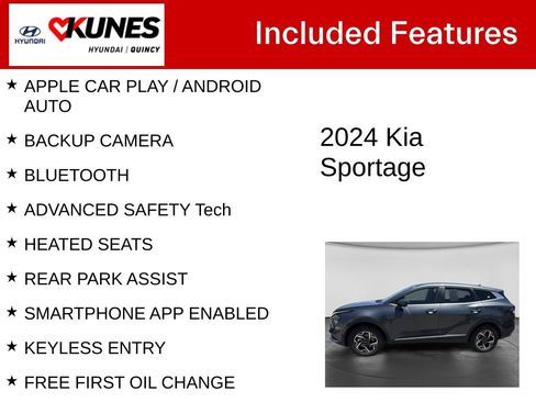 Used 2024 Kia Sportage LX AWD/4WD image 2