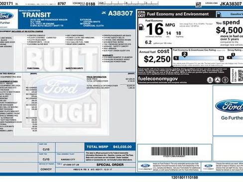 Used 2018 Ford Transit 150 XLT image 12