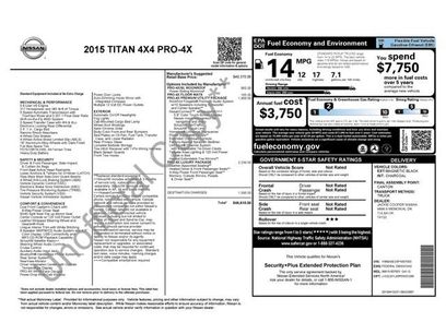 Used 2015 Nissan Titan PRO-4X w/ Pro-4x Luxury Package