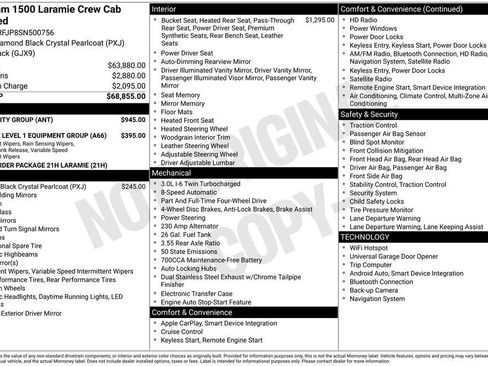 Certified 2025 RAM 1500 Laramie w/ Bed Utility Group AWD/4WD image 50
