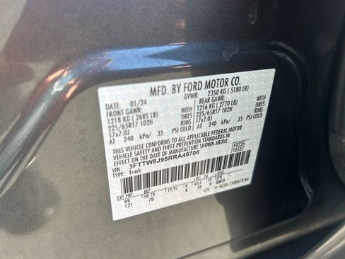 Used 2024 Ford Maverick XLT w/ Equipment Group 300A Standard image 35