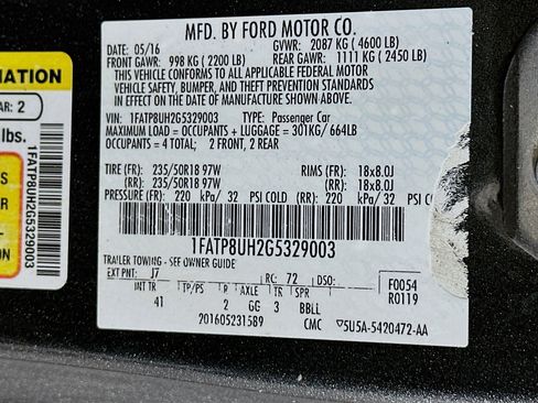Used 2016 Ford Mustang Premium RWD image 12