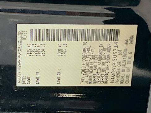 Used 2023 Nissan Maxima SR w/ Sport Mat Group FWD image 33