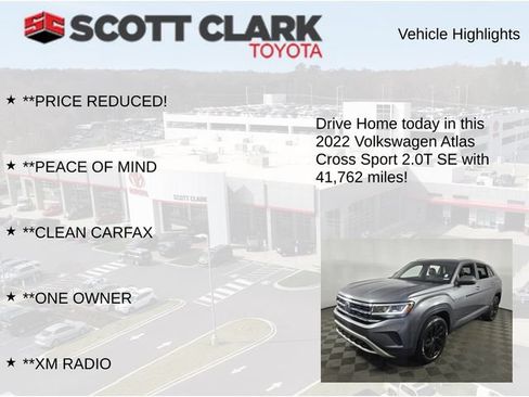 Used 2022 Volkswagen Atlas Cross Sport SE FWD image 7