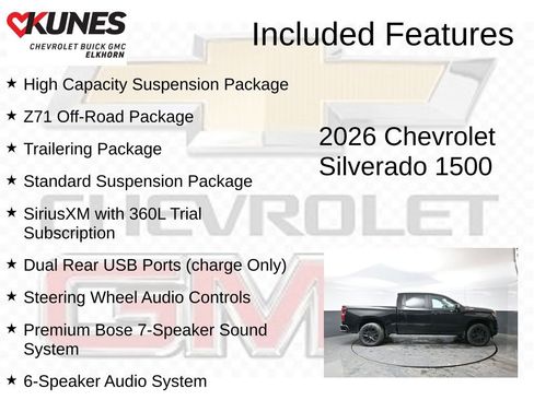 New 2026 Chevrolet Silverado 1500 RST w/ RST All Star Premium Package AWD/4WD image 3