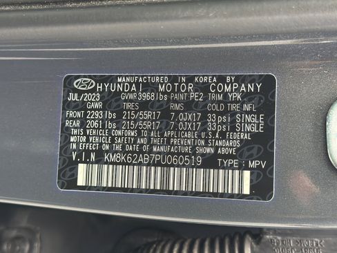Certified 2023 Hyundai Kona SEL w/ Cargo Package FWD image 33