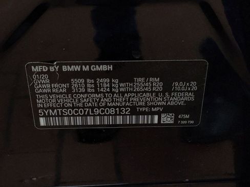 Used 2020 BMW X3 M Sports Activity Vehicle w/ Executive Package image 11