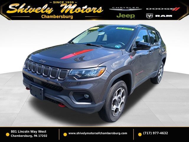 Certified 2022 Jeep Compass Trailhawk w/ Sun and Sound Group AWD/4WD 360° Tour