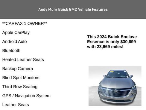 Used 2024 Buick Enclave Essence w/ Technology Package FWD image 4