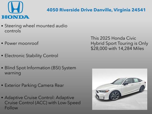 Certified 2025 Honda Civic Sport Touring image 17