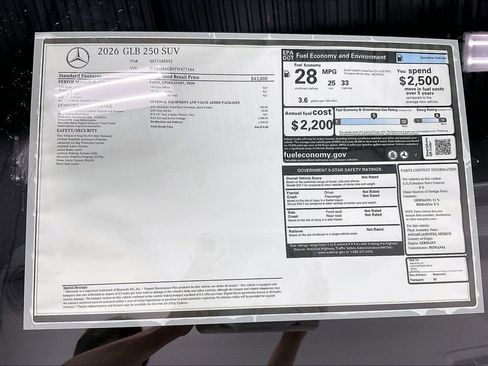 New 2026 Mercedes-Benz GLB 250 GLB 250 image 19