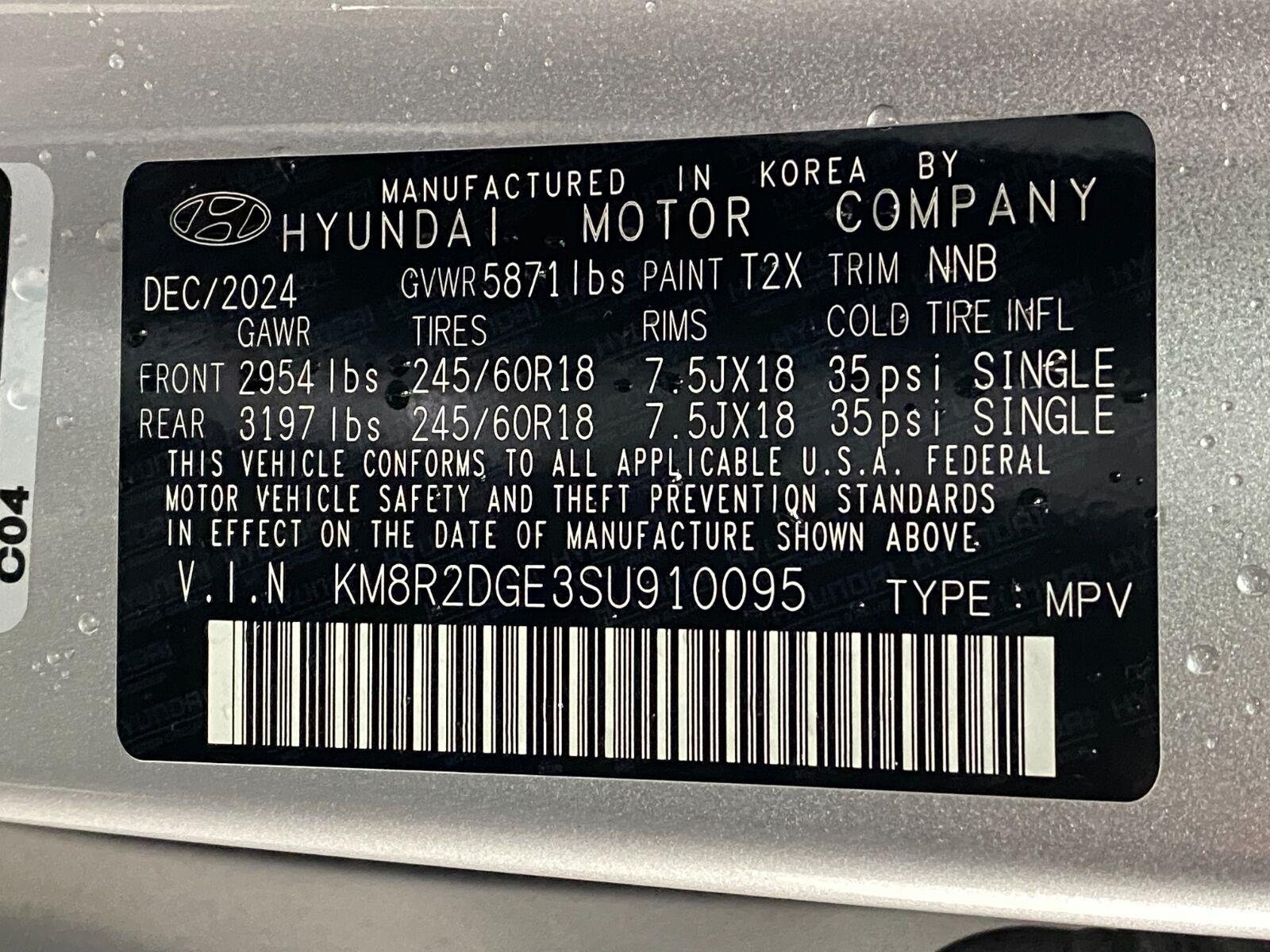 Certified 2025 Hyundai Palisade SEL AWD/4WD image 33