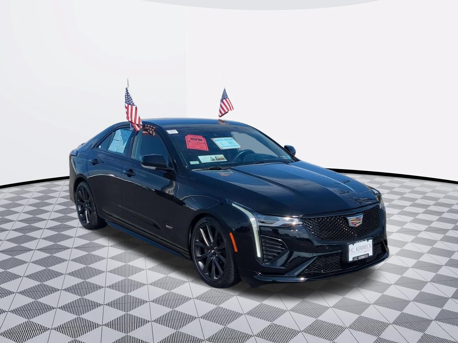 Certified 2022 Cadillac CT4 V w/ Technology Package RWD image 2