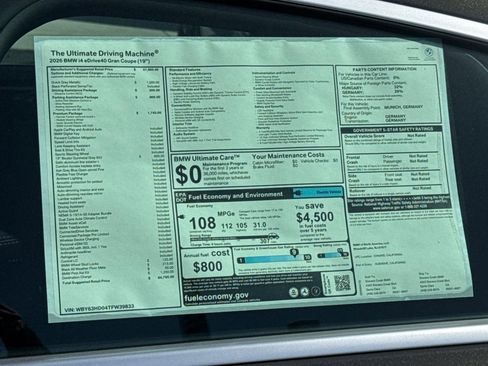 Used 2026 BMW i4 eDrive40 w/ Premium Package RWD image 29