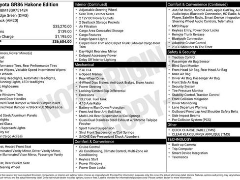 Used 2025 Toyota GR86 Hakone Edition image 3