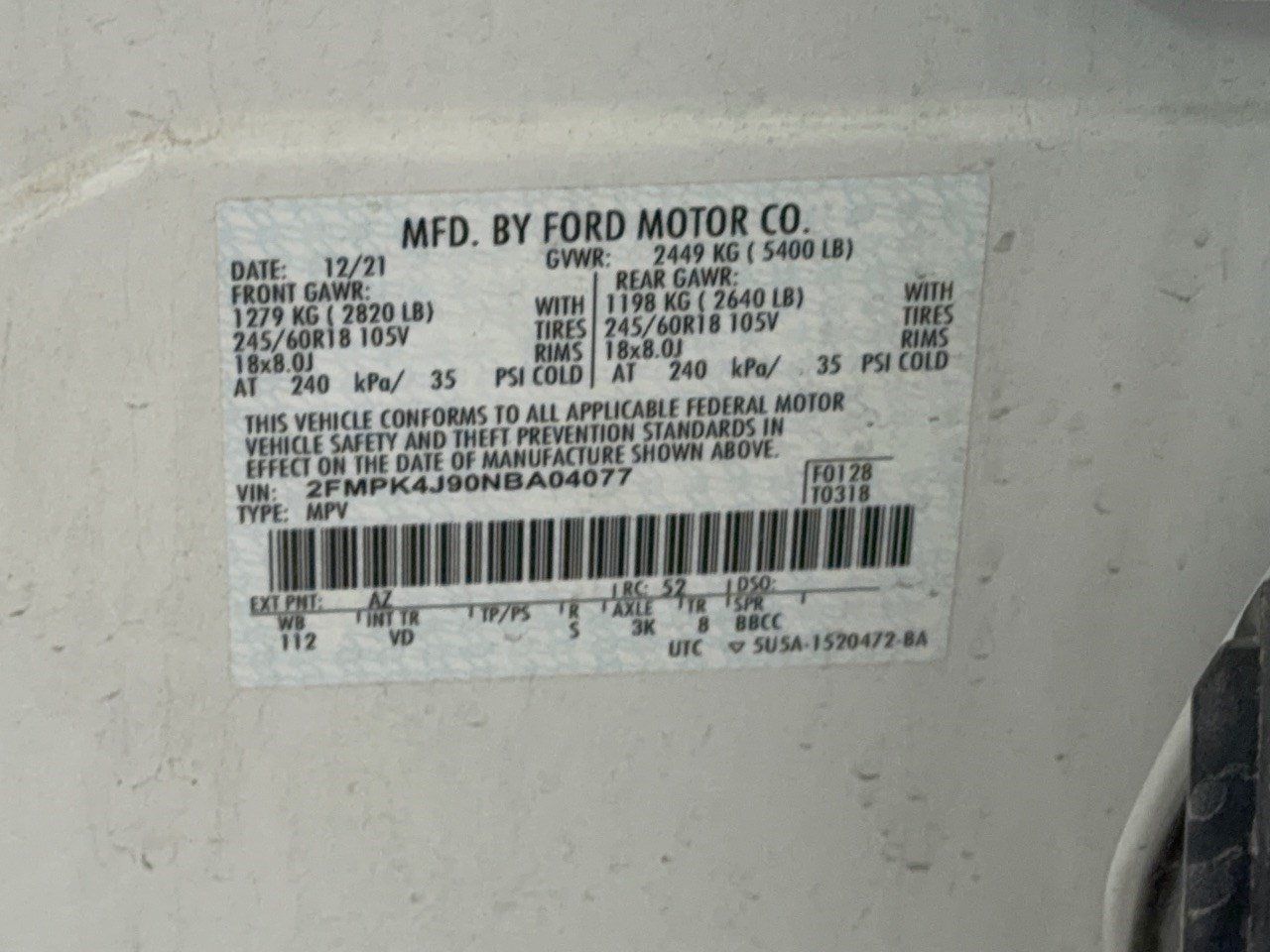 Used 2022 Ford Edge SEL w/ Convenience Package AWD/4WD image 20