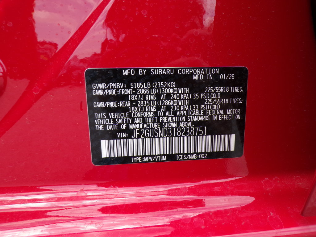 New 2026 Subaru Crosstrek 2.5i Limited w/ Crosstrek Mirror Package AWD/4WD image 32