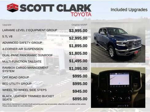 Used 2022 RAM 1500 Laramie AWD/4WD image 8