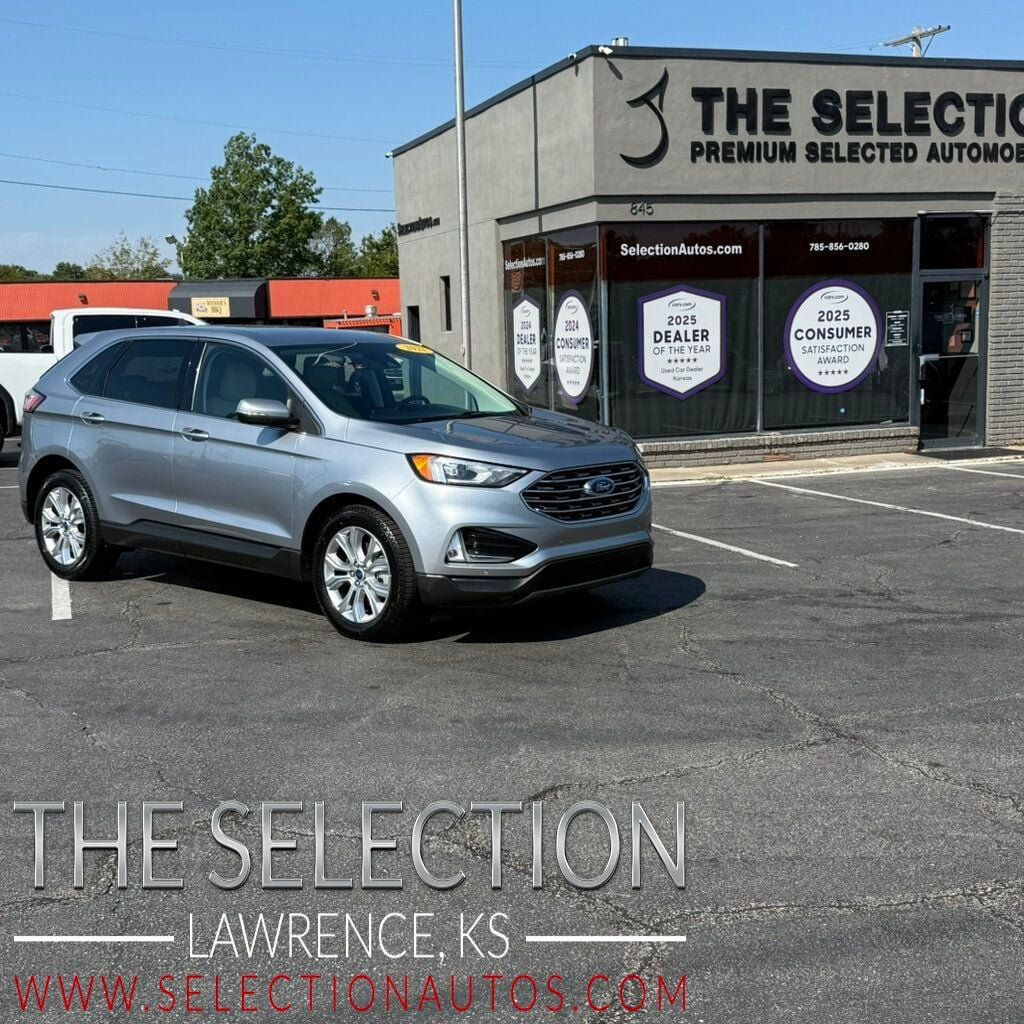 Used 2021 Ford Edge Titanium w/ Cargo Accessory Package FWD image 1