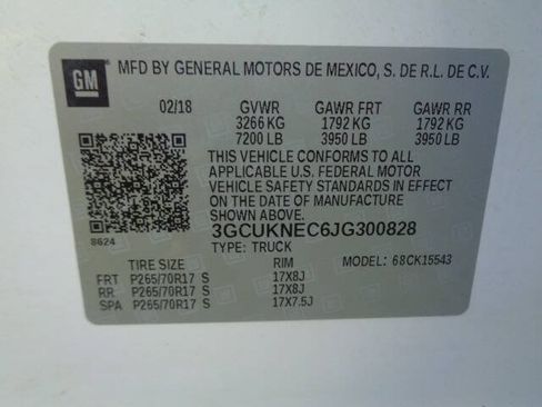 Used 2018 Chevrolet Silverado 1500 W/T w/ Trailering Package AWD/4WD image 31