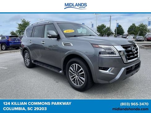 Used 2024 Nissan Armada SL w/ Captain's Chairs Package RWD image 1