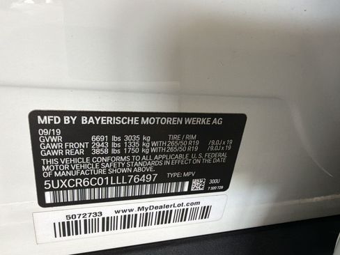 Used 2020 BMW X5 xDrive40i w/ Premium Package AWD/4WD image 12