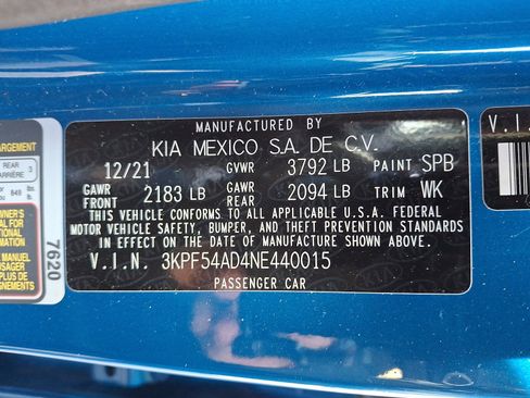 Used 2022 Kia Forte GT-Line w/ GT-Line Technology Package image 27