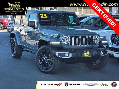 Certified 2025 Jeep Wrangler Unlimited Sahara w/ Safety Group image 1