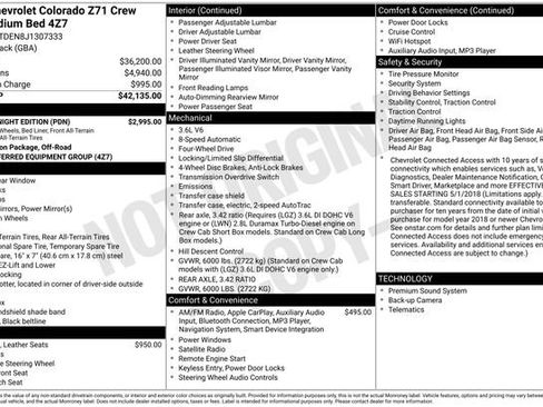 Used 2018 Chevrolet Colorado Z71 w/ Z71 Midnight Edition image 18