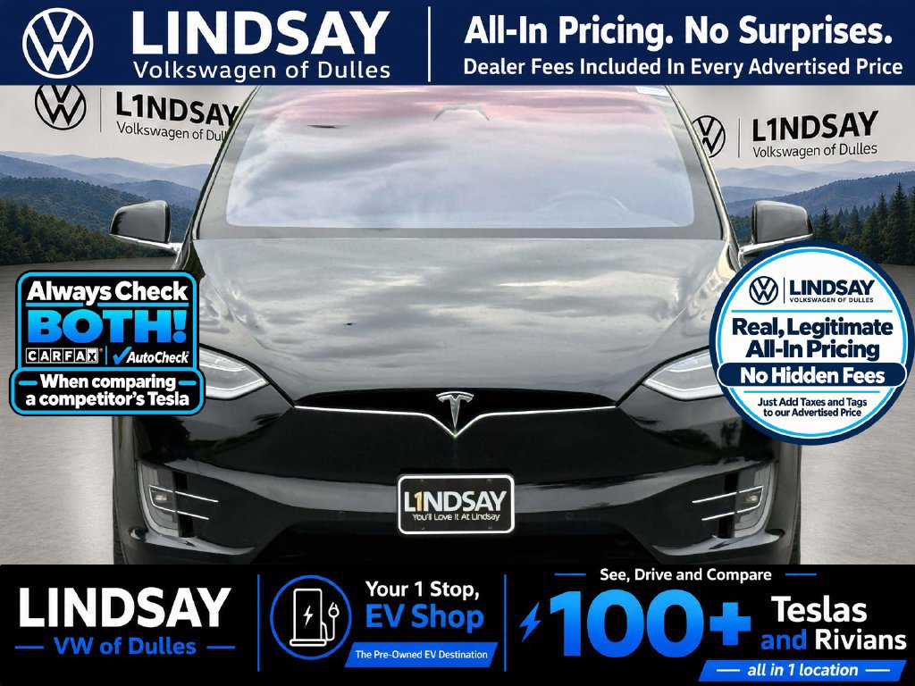 Used 2017 Tesla Model X 75D AWD/4WD image 2
