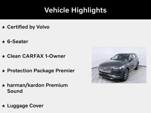 Certified 2023 Volvo XC90 B6 Plus w/ Protection Package Premier AWD/4WD image 5