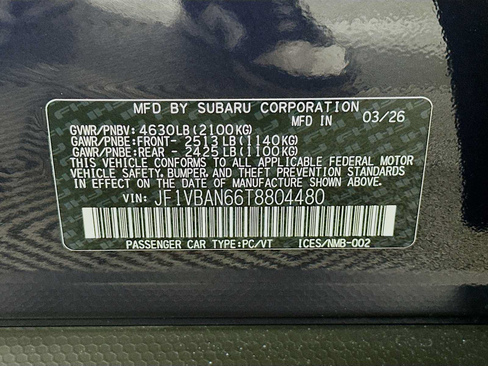 New 2026 Subaru WRX Limited w/ Accessory Package #2 AWD/4WD image 30