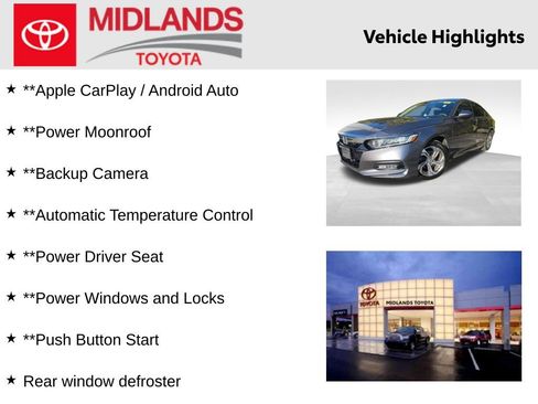 Used 2020 Honda Accord EX image 2