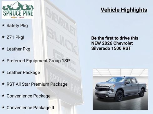 New 2026 Chevrolet Silverado 1500 RST w/ RST All Star Premium Package AWD/4WD image 5