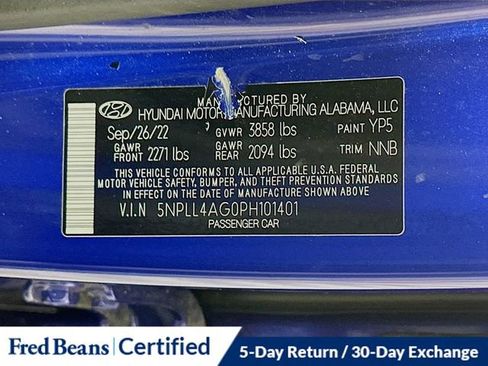 Certified 2023 Hyundai Elantra SE image 31