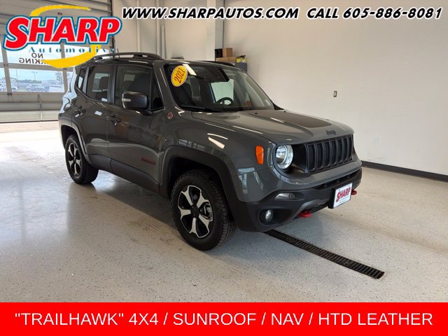 Used 2021 Jeep Renegade Trailhawk w/ Sun & Sound Group AWD/4WD image 1